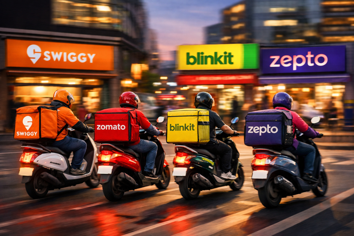 Swiggy and Zomato Face Fresh Competition from Quick Commerce Players Entering Food Delivery